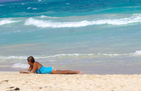 Playacar beaches are quiet and less crowded allowing for a peaceful day at the beach!